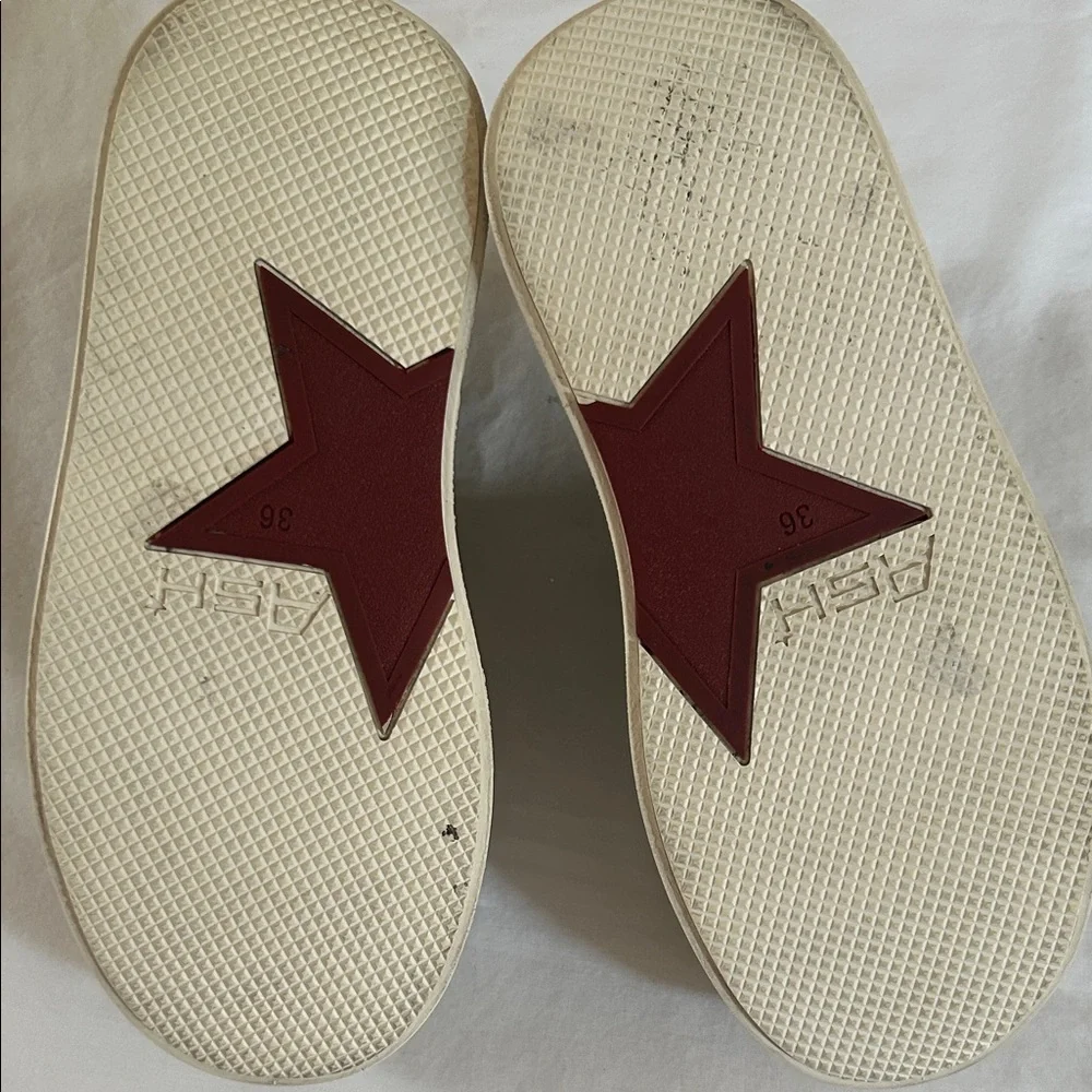 Ash Women's Silver Glitter Sneakers with Black and White Details - Picture 8 of 8